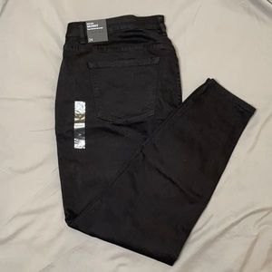 Lane Bryant Black NWT Midrise Skinny Jeans size 24